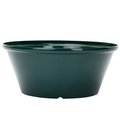 Gardener Select Gardener Select GSATBR12236 12 in. Tulip Bowl Dark Green Planter GSATBR12236